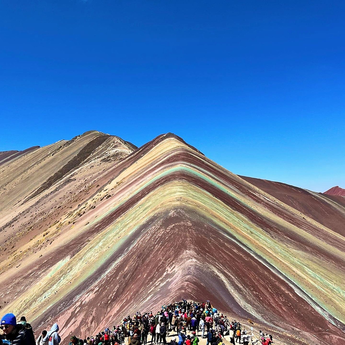 montanha colorida vinicunca no Peru